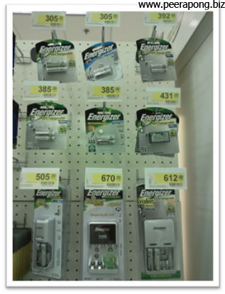 ถ่าน Energizer ที่ร้านเซเว่น